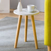 Mini Coffee Table Small Round Table Side Table Modern Tea Table Solid Wood Leg Desktop Diameter 29cm High 36cm