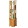 Rotatable Bookshelf Multi-function Rotating Bookcase 360 Degree Bookcase Simple Floor Small Bookcase