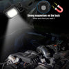 2 PCS Mini LED Flashlight Portable USB Rechargeable Work Light 800 Lumens Bright Keychain Light Small Pocket Flashlights For Outdoor