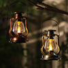Retro Solar Kerosene Lamp Lantern Lantern Portable Lamp Home Outdoor  Courtyard Garden Decoration LED Flame Candle Lamp