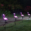 3Pcs/Set LED Solar Power Lamp Simulated Flamingo Lawn Lamp  Waterproof Home Garden Yard Pathway Decoration Light Outdoor