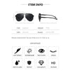 NALANDA Polarized Sunglasses for Men, Black Sunglasses Outdoor Sport Driving Sun Glasses, Classic Retro Designer Style, 100% UV Blocking