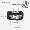 2 PCS Mini LED Headlamp Camping Flashlight Head Light Lamp