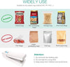 2 PCS Mini Bag Sealer - 2 in 1 Portable Handheld Vacuum Heat Sealers & Cutter - Sealing Machine for Plastic Bags