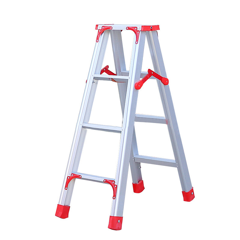 Reinforced Aluminum Alloy Ladder Double Side Folding Ladder Herringbone Ladder Engineering Ladder / Warehouse Decoration Ladder