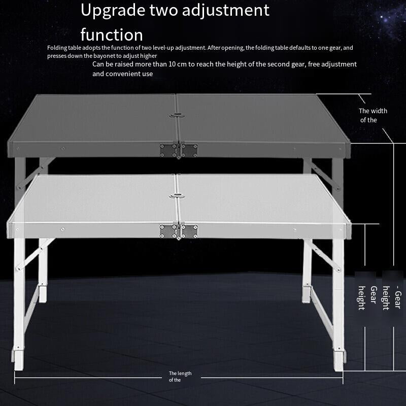 Outdoor Folding Tables Chairs Stools Portable Aluminum Alloy ECVV