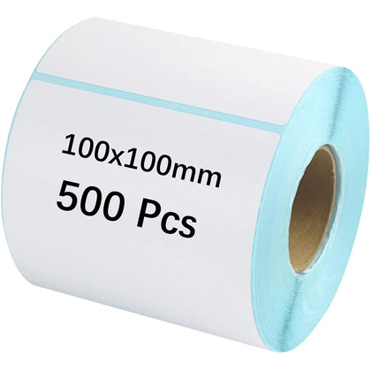 5 Rolls Direct Thermal Labels Self-Adhesive Stickers Address Shipping Mailing Postage Blank (100mm x 100mm)