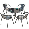 Outdoor Table And Chair Courtyard Balcony Small Tea Table Garden Iron Art Leisure Milk Tea Shop Combination Table And Chair Tea Table Modern Simple Chair