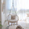 Swing Hanging Chair Indoor Net Red Hanging Chair Balcony Rocking Chair Single Hanging Basket Girl Swing Household Indoor Rope Weaving Hanging Chair