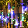 Solar Charging Lamp String Color Decorative Lamp Villa Courtyard Sub Lamp Room External Tree Color Lamp Outdoor Colorful Flashing Atmosphere Lamp