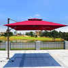 Garden Balcony Outdoor Sunshade Umbrella Courtyard Umbrella Guard Sunshade Umbrella Property Community Security Umbrella Duty Desk Square Umbrella