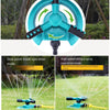 6 Pieces Garden Sprinkler 360 Degree Automatic Rotation Sprinkler Lawn Watering Sprinkler Roof Cooling Automatic Sprinkler Flower Watering Irrigation Sprinkler