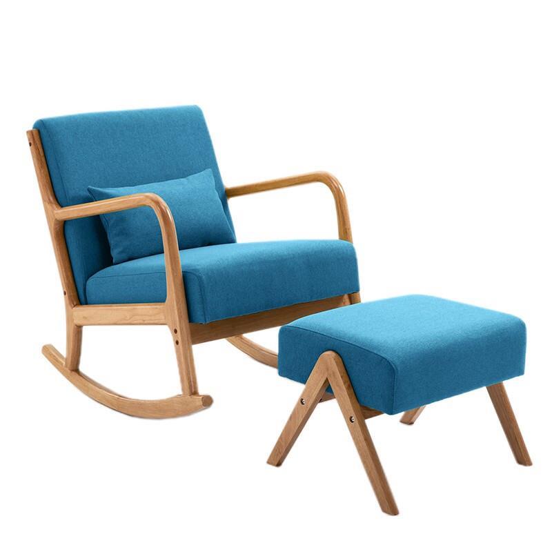 Nordic solid wood rocking chair hotsell