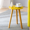 Mini Coffee Table Small Round Table Side Table Modern Tea Table Solid Wood Leg Desktop Diameter 29cm High 36cm