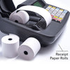 POS Thermal Receipt Printer Paper,80mmx80mm,50 Rolls/Pack,Applicable To Bank Queues, Hospitals, Hotels, Restaurants, Supermarkets, Convenience Stores