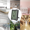 Digital Indoor Thermometer and Hygrometer with Temperature Humidity Gauge Monitor for Home, Office, Indoor Garden,Black