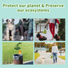 270 Dog Poop Bags Biodegradable Pets Waste Bag with Dispenser and Leash Clip for Dog Extra Thick 100% Leak Proof Bag Doggy Bags 18 Rolls 9
