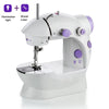 Sewing Machine Mini Manual Portable Assistant Household Electric Dual Speed Adjustment With Night Light Sew Needlework