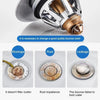 2 PCS Universal Stainless Steel Bounce Core Push-Type Drain Filter