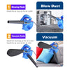ECVV Blower 750W 13,000 RPM Corded Electric Leaf Blower Vacuum Cleaner with Collection Bag Single Speed for Home, Garden, Car Dust Removal