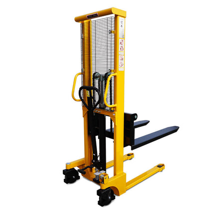 Manual Stacker Forklift Manual Hydraulic StackerLift Forklift Loading And Unloading Lifting Stacking Truck