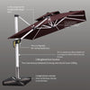 Outdoor Sunshade Umbrella Courtyard Sun Umbrella Garden Leisure Umbrella Large Umbrella Solar Stall Umbrella Security Guard Box Umbrella
