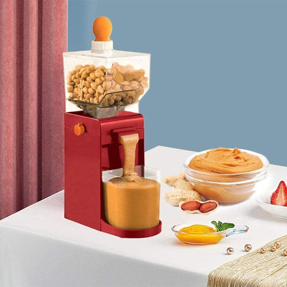 Electric Peanut Butter Maker Machine, Sesame Sauce Nut Grinder, Automatic Milling Grinding Machine, for Grinding Nut Sesame, Almond, Cashew Home Kitchen Commercial Use