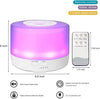 Upgraded Essential Oil Diffuser, 500ml Aromatherapy Diffuser with 7 Color Lights and 4 Timer