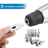 Diamond Drill Bit Set,10 Pieces Diamond Hole Saw, Glass Hole Saw for Tiles Glass, Ceramic, Porcelain, Marble, Bottles, DIY,6mm - 32mm