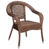 Outdoor Rattan Chair Dining Table Chair Balcony Hotel Seat Terrace Outdoor Courtyard Commercial Chair Leisure Furniture Rattan Chair