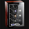CHIYODA Watch Winder For 12 Watches, Automatic Watch Box With Quiet Mabuchi Motor & LCD Touch Screen & Remote Control