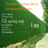 Construction Site Enclosure Lawn Net Artificial Simulation Green Plant Wall Municipal Engineering Environmental Protection Greening Fake Turf Army Green 1.0 Cm Encryption 2m * 25m