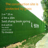 Construction Site Enclosure Lawn Net Artificial Simulation Green Plant Wall Municipal Engineering Environmental Protection Greening Fake Turf Army Green 1.5cm Encryption Gum 2m * 25m