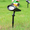 Solar Garden Lamp Ground Plug Projection Lamp Outdoor Spotlight Garden Lamp Waterproof Lawn Lamp Ground Plug Lamp Super Bright Decorative Lamp