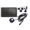 6V3W Solar Panel+Water Pump Solar Fish Tank Solar Fountain Outdoor Pool Fish Tank Diving Small Garden Rockery Static Water Pump