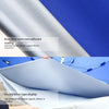 Sun Umbrella Sunshade Large Outdoor Commercial Stall Sunscreen Advertising Round Fold Rainbow 2.0 Silver Free Adhesive
