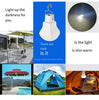 Split Solar Lamp Photovoltaic Solar Bulb Rechargeable Indoor LED Lamp Super Bright Courtyard Lamp Split Rural Household Emergency Lamp 7w