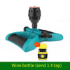 6 Pieces Automatic Rotary Sprinkler 360 Degree Lawn Garden Sprinkler Horticultural Cooling Vegetable Watering Agricultural Sprinkler