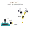 6 Pieces Automatic Rotary Sprinkler 360 Degree Lawn Garden Sprinkler Horticultural Cooling Vegetable Watering Agricultural Sprinkler