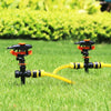6 Pieces Automatic Watering 360 Degree Adjustable Rotary Garden Sprinkler Lawn Household Greening Vegetable Watering Greenhouse Vegetable Irrigation Sprinkler