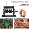 Wire Stripper Machine for Stripping Scrap Copper Wire from 1 to 30mm Can Connect Hand Drill