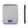 Max 11lb/5kg Digital Kitchen Scale 0.1oz / 1g High Accuracy Multifunction Food Scale ,Electronic Stainless Steel Scale Measures Weight in Grams and Ounces for Cooking Baking ,Backlight LCD Display