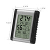 Digital Indoor Thermometer and Hygrometer with Temperature Humidity Gauge Monitor for Home, Office, Indoor Garden,Button Battery Included