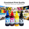 ECVV 400ML Sublimation Ink for Inkjet Printer-T10 TX100 NX115 B300 SX20 R270 T50 for Heat Press Transfer on Mugs Plates Shirts Umbrella (4 colors)