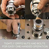Multi-Function Wrench Socket Adaptive All-Fitting Multi Drill Attachment Universal Compatible with 3/8 Inch Drive Wrench