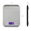 Max 22lb/10kg Digital Kitchen Scale 0.1oz / 1g High Accuracy Multifunction Food Scale ,Electronic Stainless Steel Scale Measures Weight in Grams and Ounces for Cooking Baking ,Backlight LCD Display