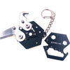 Multitool Card Key Chain Multipurpose, Foldable Survival Tool Set for Men & Women