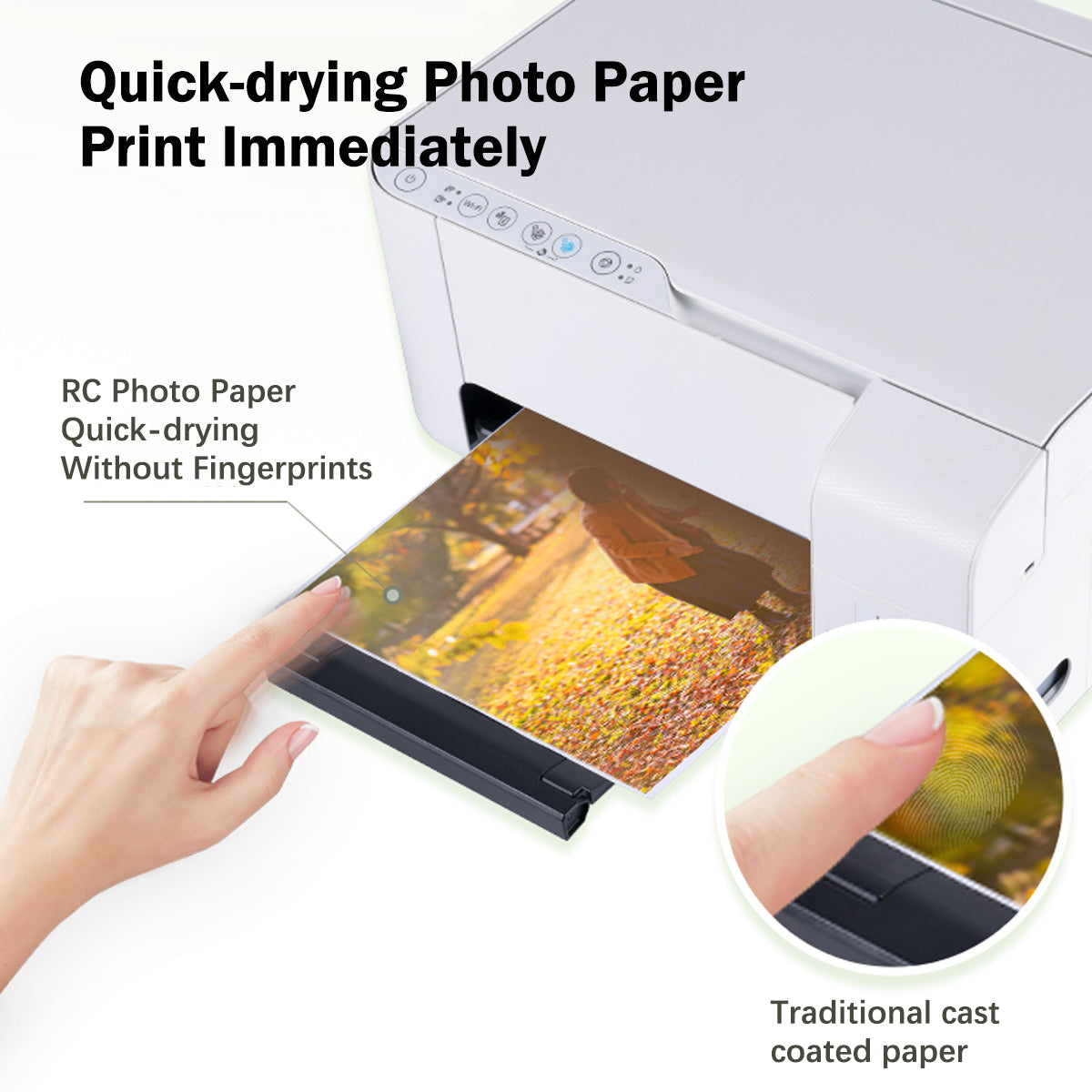 ECVV RC High Gloss Photo Paper for Printer Photograph; ECVV UAE