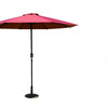 Savage Valley Outdoor Umbrella Sunshade Umbrella Folding Stall Sun Umbrella Middle Column Umbrella Red With Water Seat