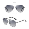 NALANDA Men's Grey Polarized Sunglasses, Outdoor Sport Driving Sun Glasses, Classic Retro Designer Style, 100% UV Blocking